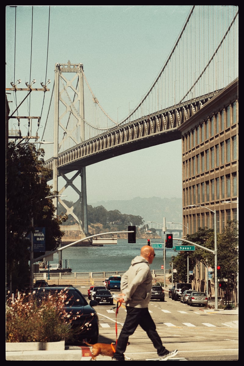 San Francisco-Oakland Bay Bridge from Spear Street