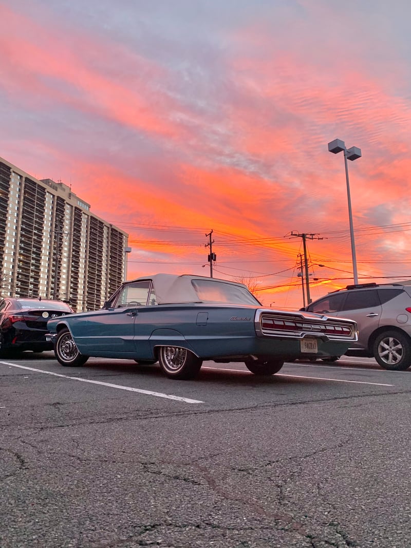 Suburban Sunset Car Park
