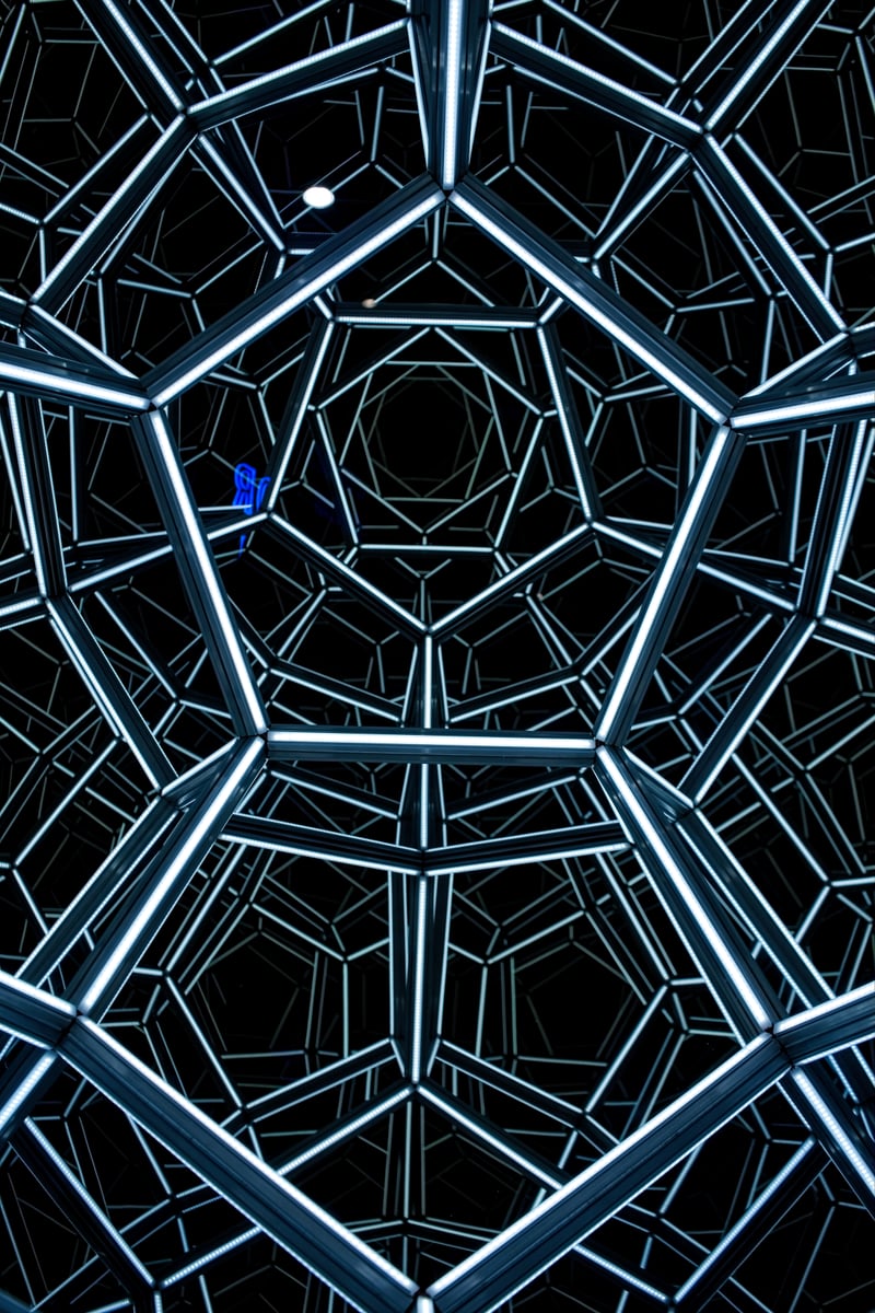Geometric Light Installation at Hard Rock Hotel