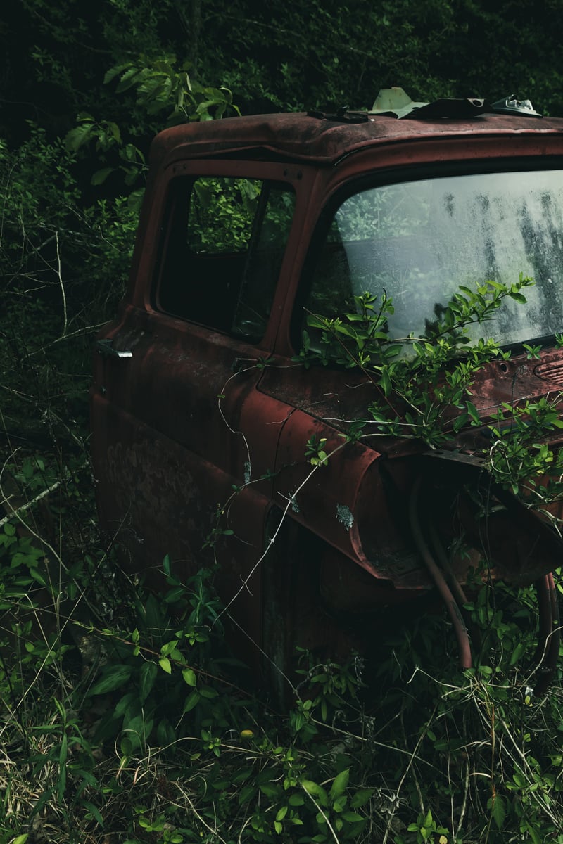 Abandoned Truck in the Atlanta Gulch