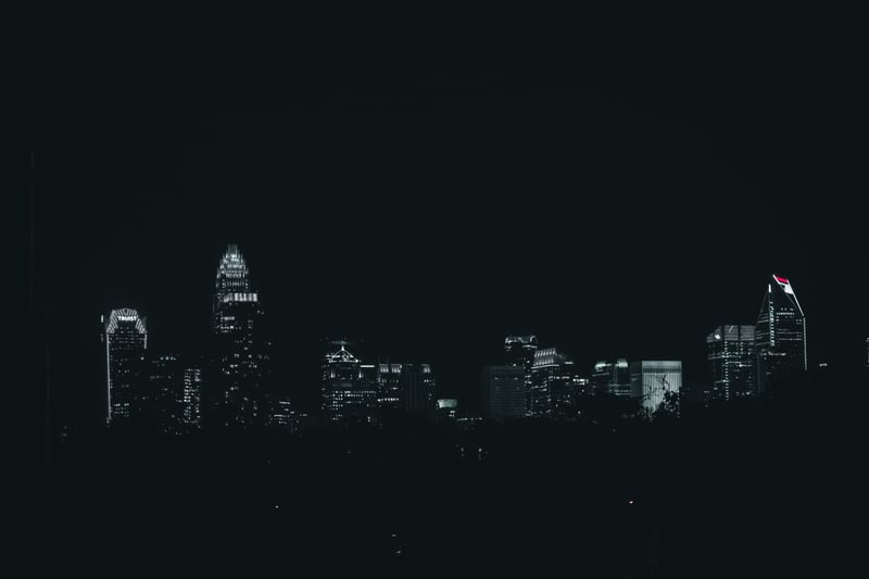 Charlotte Skyline from Beatties Ford Road