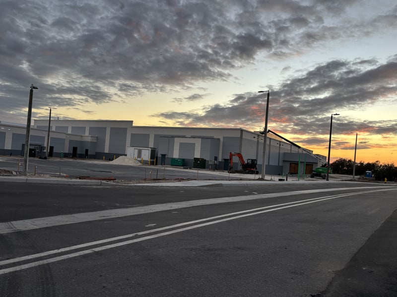 Ruskin Industrial District Sunset
