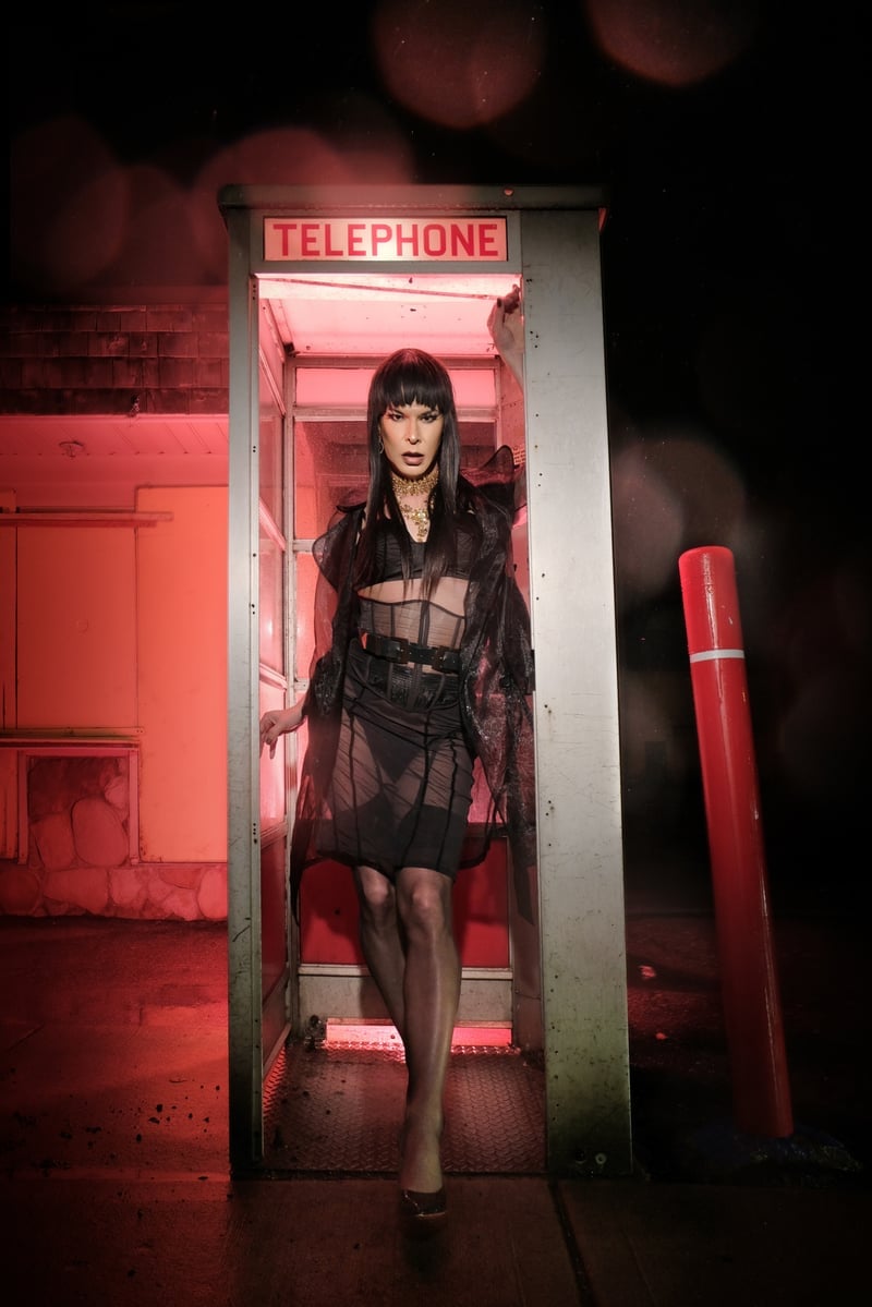 Vintage Telephone Booth at Royal Oak