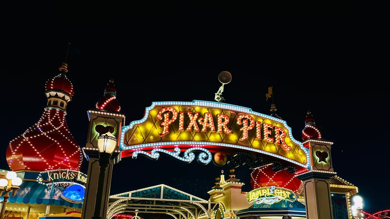 Pixar Pier Entrance