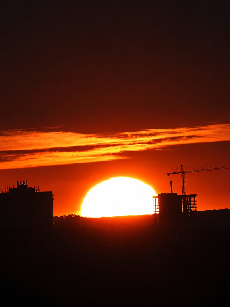 Kitchener Skyline Sunset Overlook