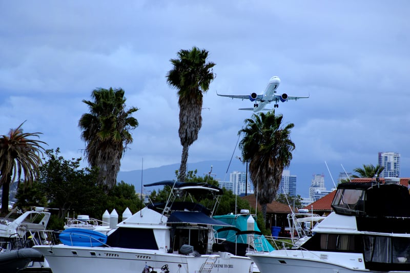 Coronado Bayfront Aviation View