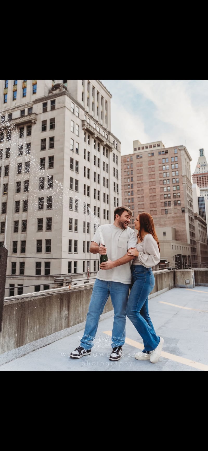 Downtown Cincinnati Rooftop Overlook