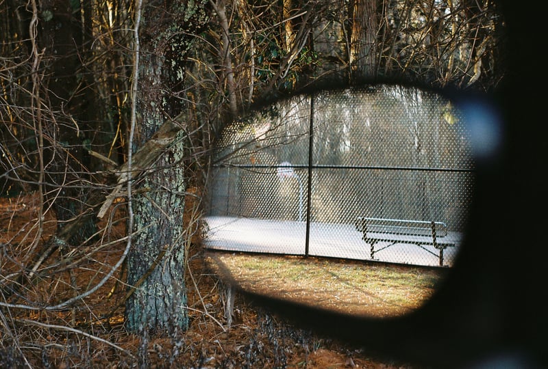 Woodland Basketball Court Reflection