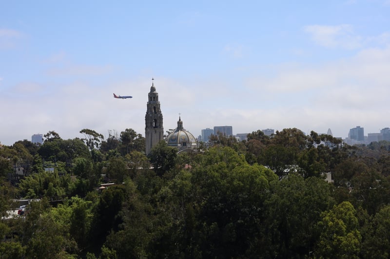 California Tower View from Gaslamp Quarter
