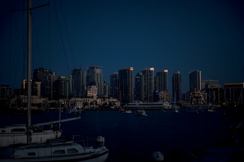 San Diego Embarcadero Skyline