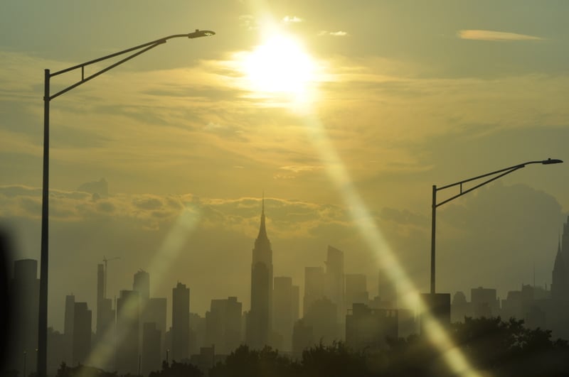 Forest Park Manhattan Skyline Overlook