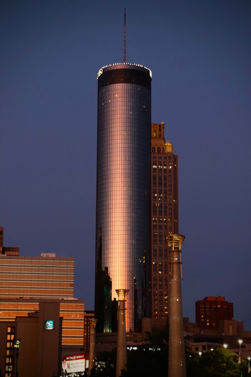 Westin Peachtree Plaza from Centennial Olympic Park