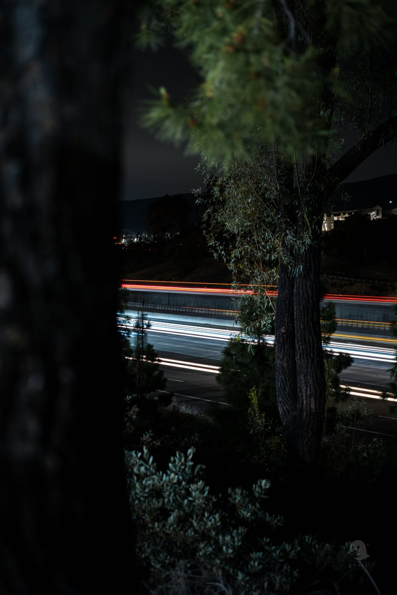 I-15 Freeway Night Overlook