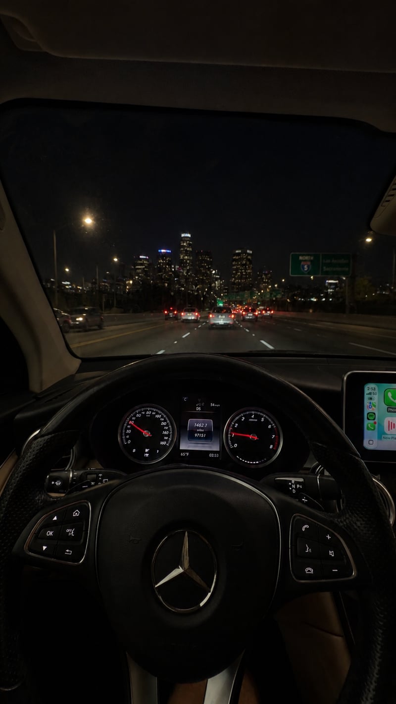 Downtown Los Angeles Skyline from I-5 North