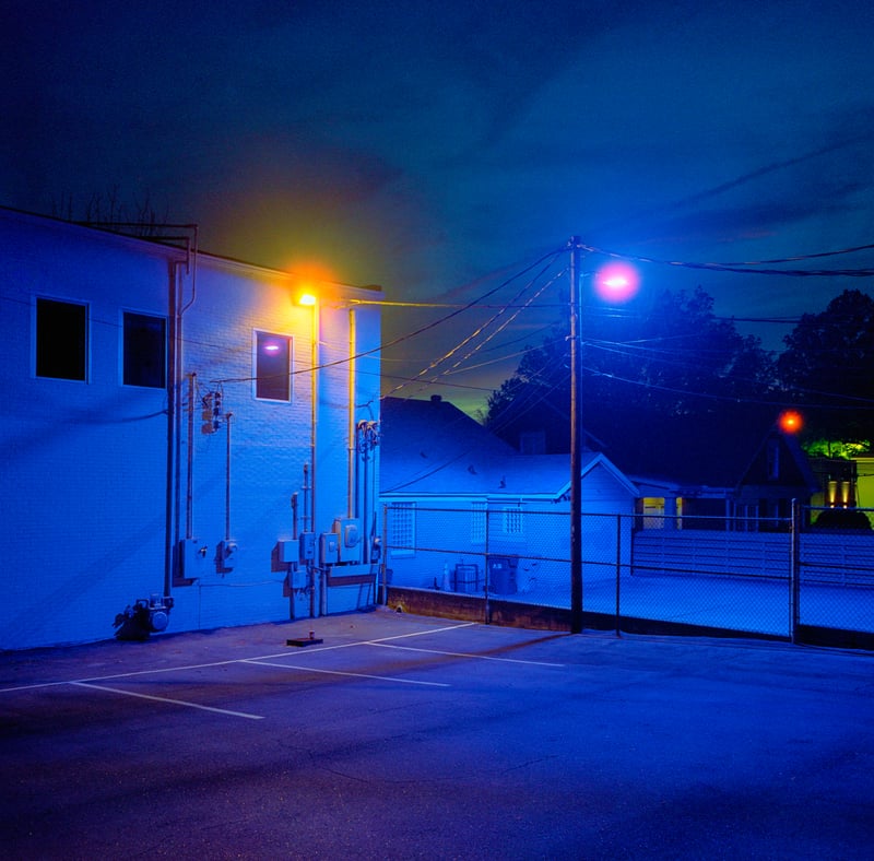 Plaza Midwood Urban Nightscape