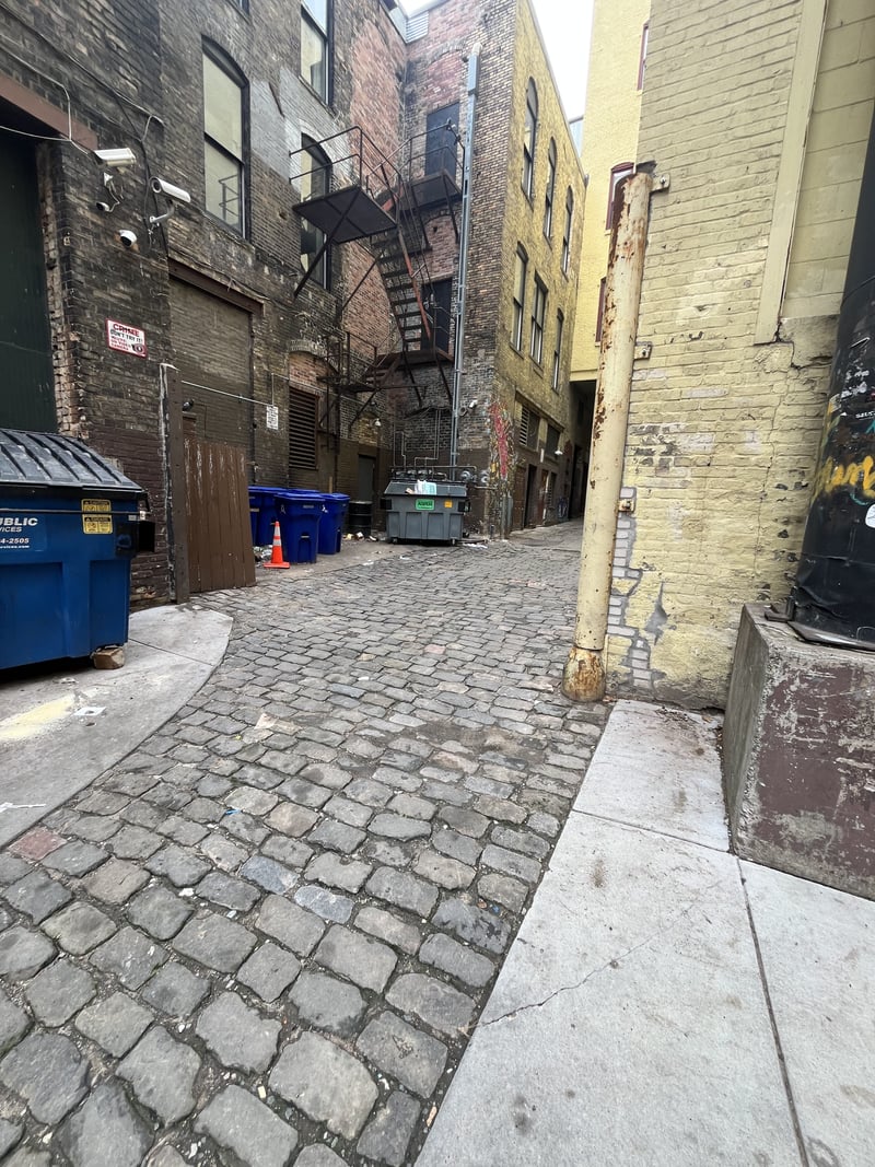 Whittier District Cobblestone Alley