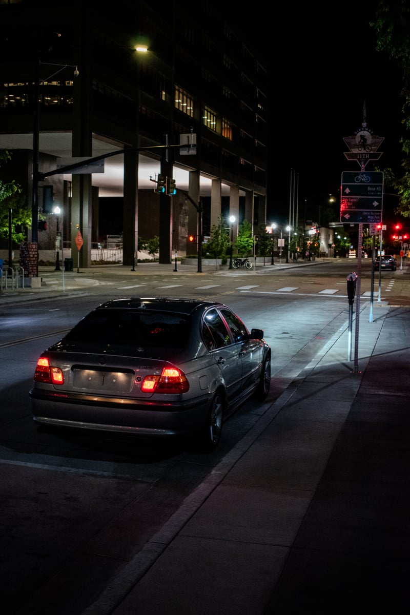 Downtown Boise Night Street