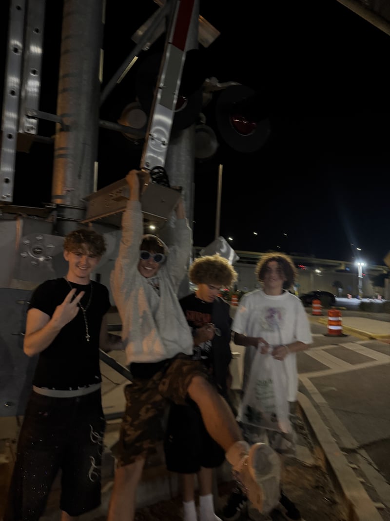 Downtown Orlando Railroad Crossing