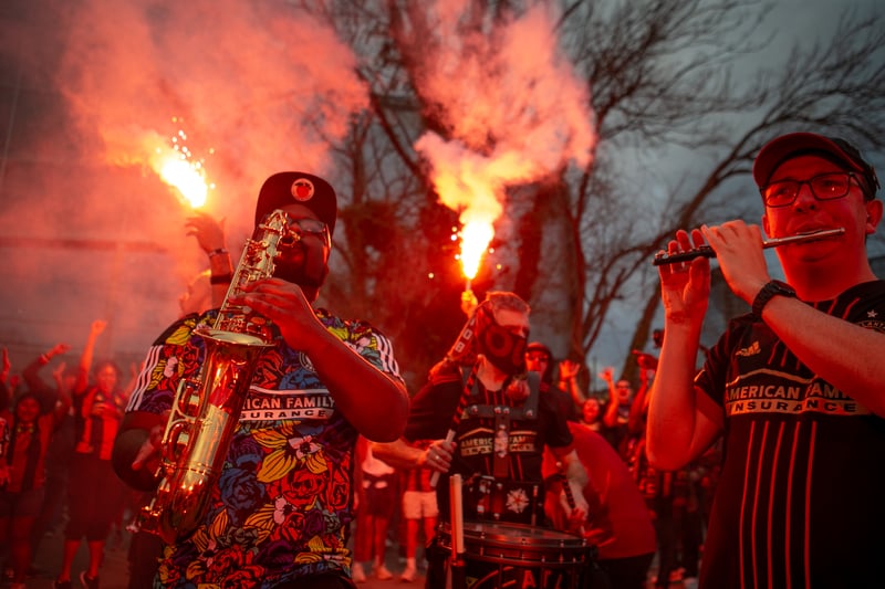 The Gulch - Atlanta United Supporters March