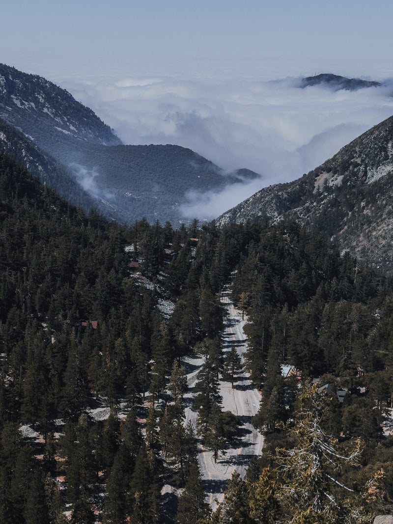 Mount Baldy Road Overlook