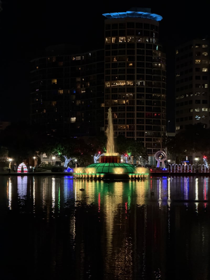 Linton E. Allen Memorial Fountain at Lake Eola Park