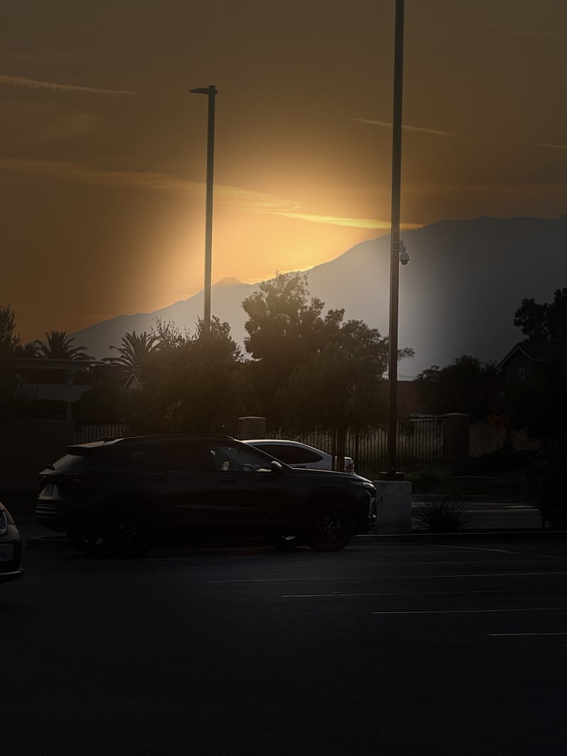 San Bernardino Mountain Sunset View
