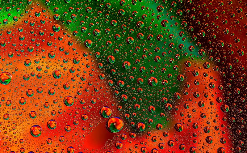 Macro Water Droplets Study
