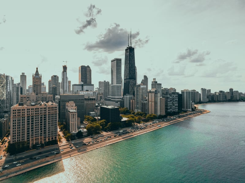 Navy Pier Skyline View