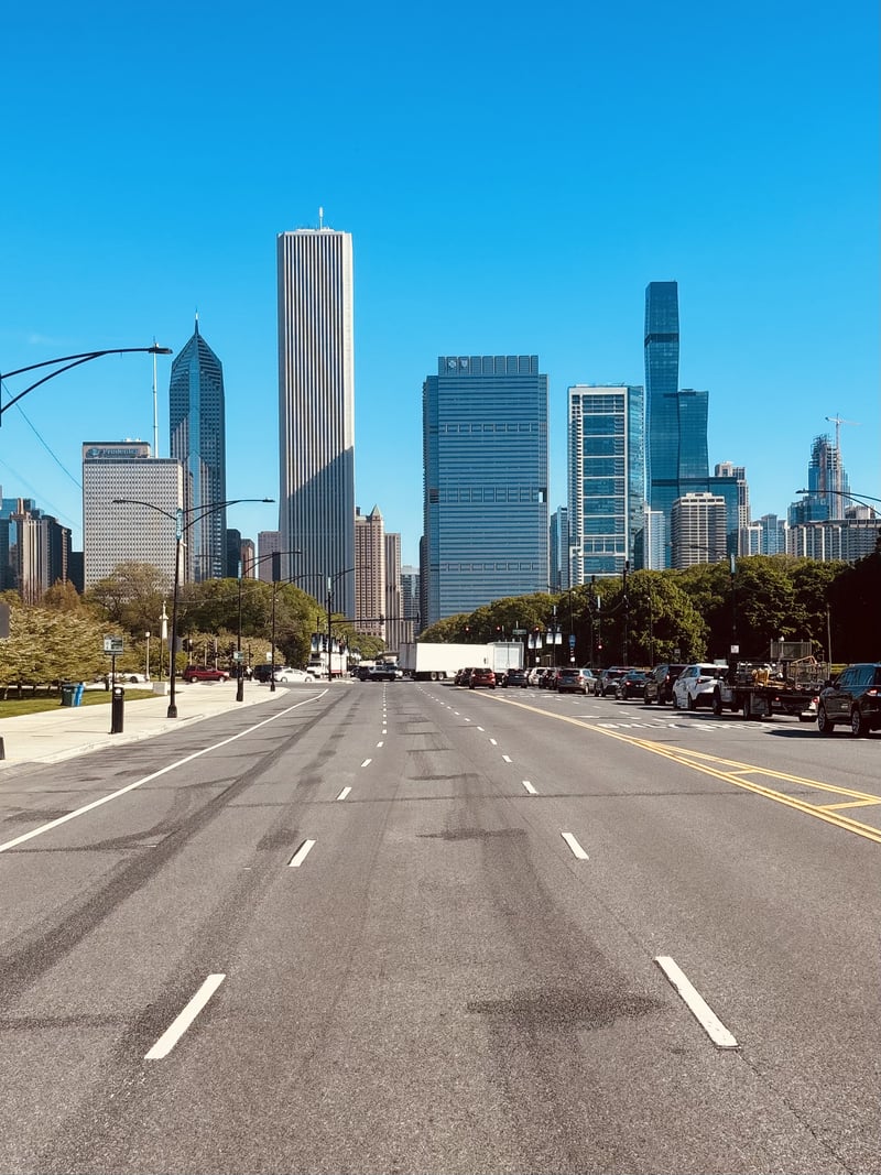 Columbus Drive Skyline View