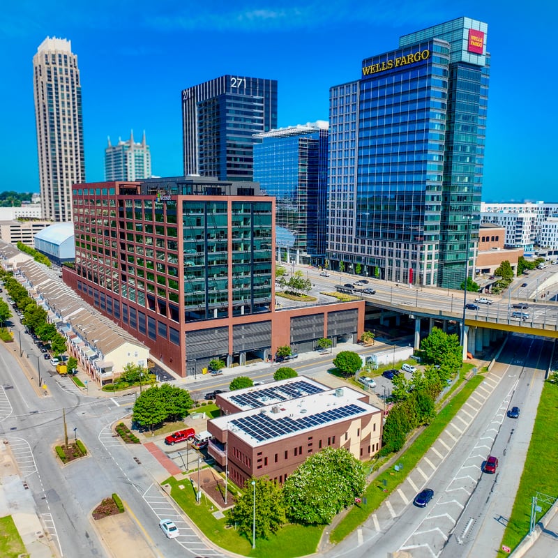 Atlanta Fire Station 11 & Atlantic Station Skyline