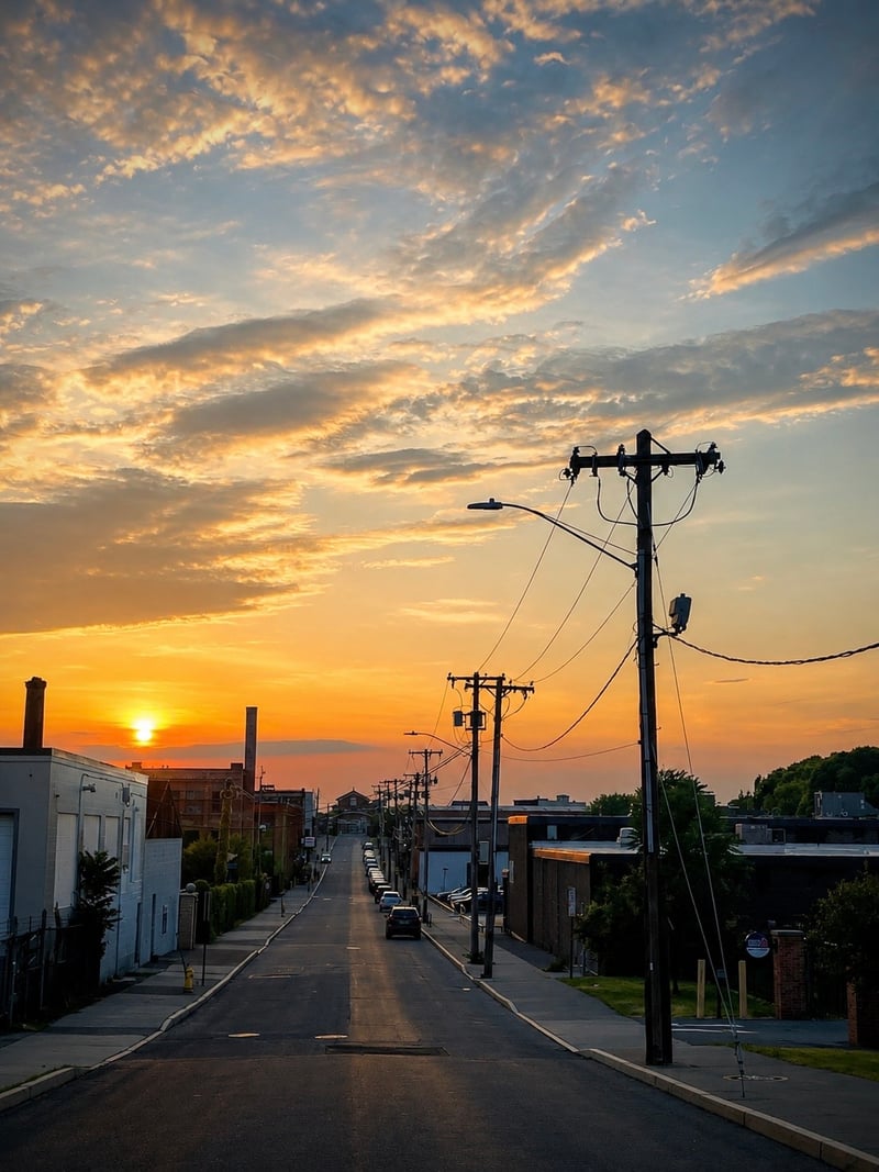 Peck Street Urban Sunset