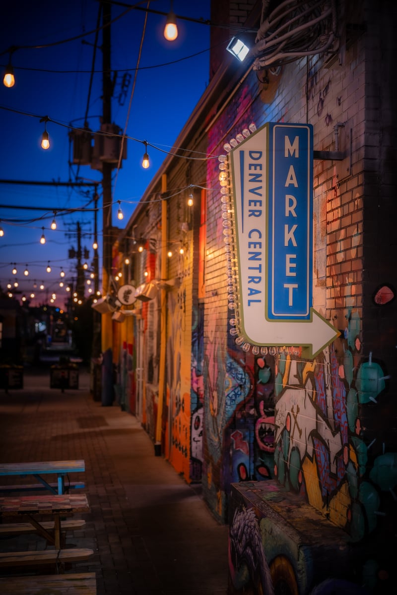 Denver Central Market Alleyway