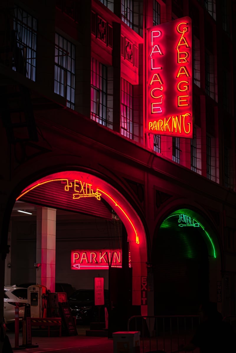 Palace Garage Neon