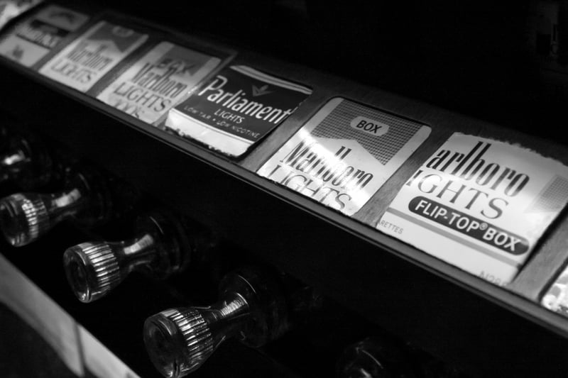 Vintage Vending Machine at Sunset Beach