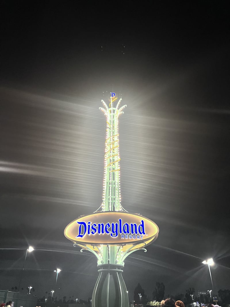 Disneyland Resort Harbor Blvd Sign