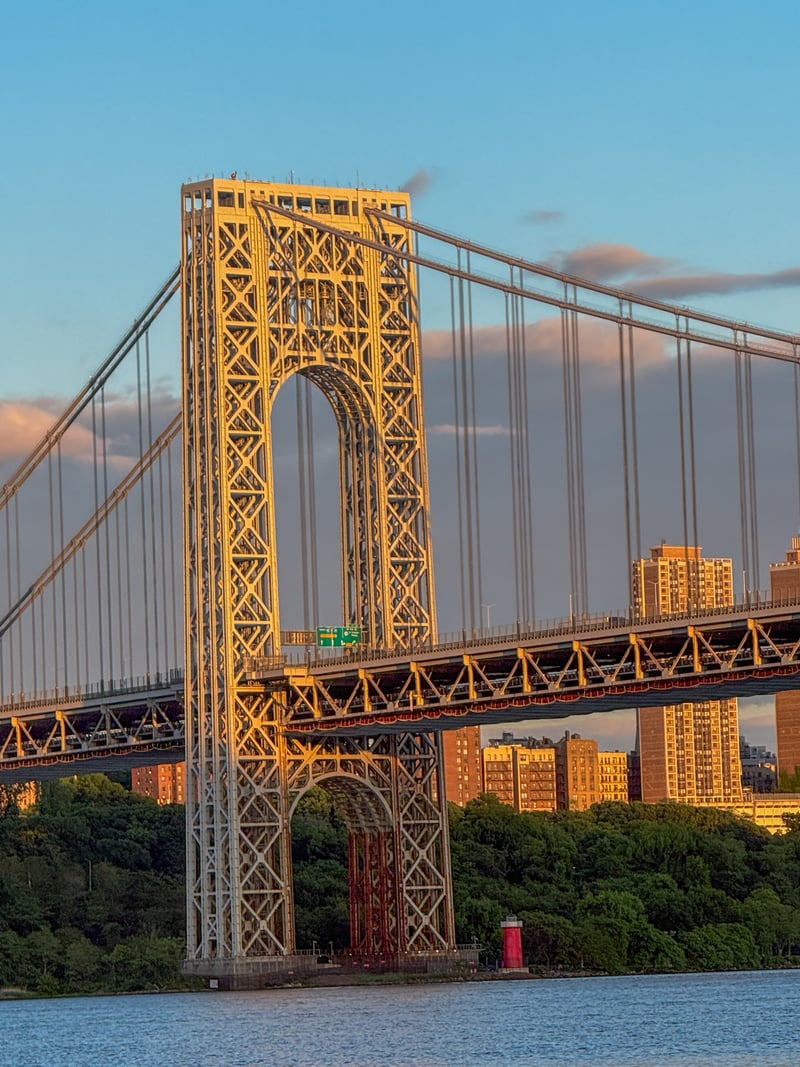 George Washington Bridge from Ross Dock