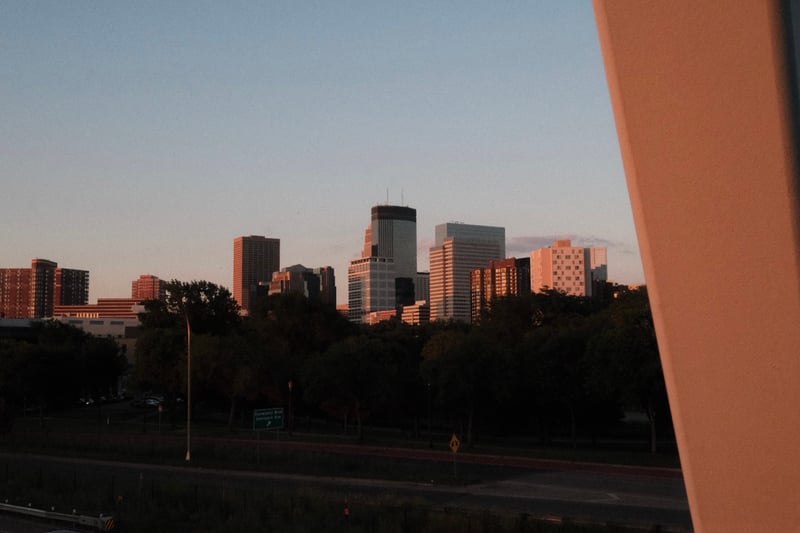 Minneapolis Skyline from Walker Art Center