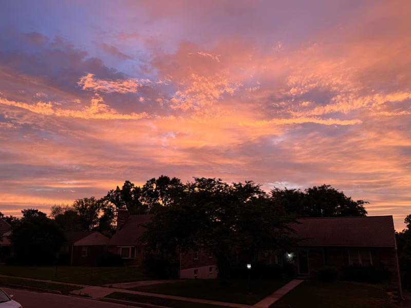Valley View Suburban Sunset