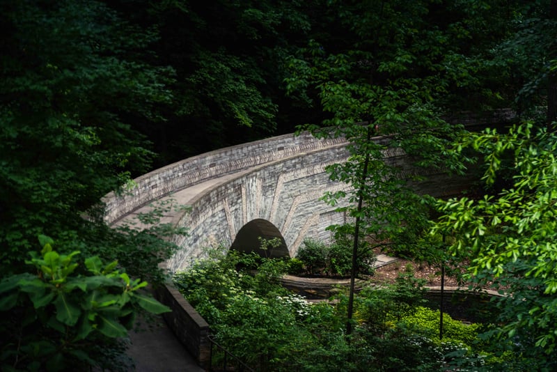 Stone Bridge at Atlanta Botanical Garden