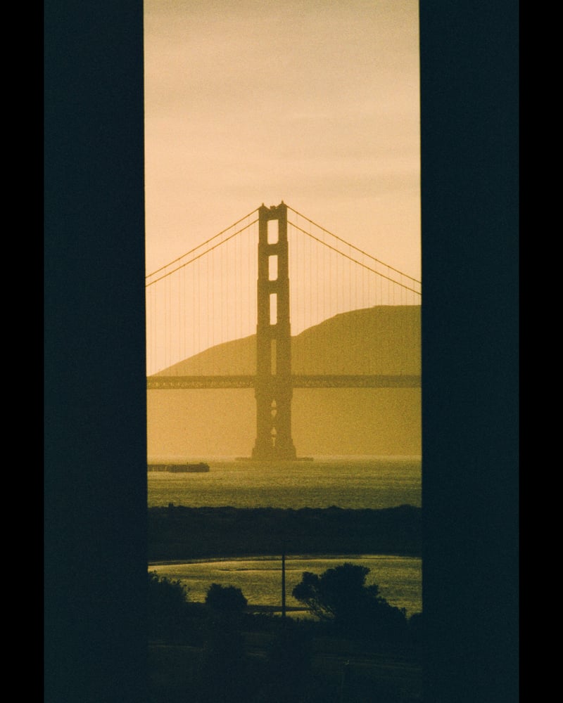 Golden Gate Bridge Framed View