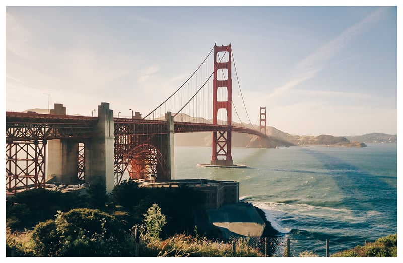 Golden Gate Bridge from the Presidio