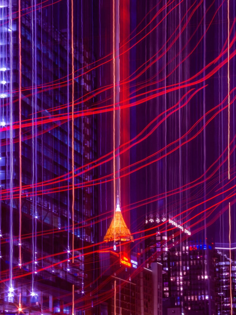 Midtown Atlanta Urban Nightscape