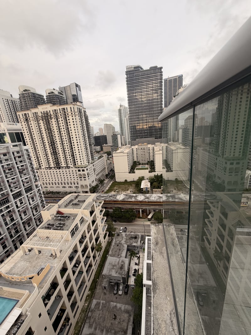 Brickell Skyline Balcony View