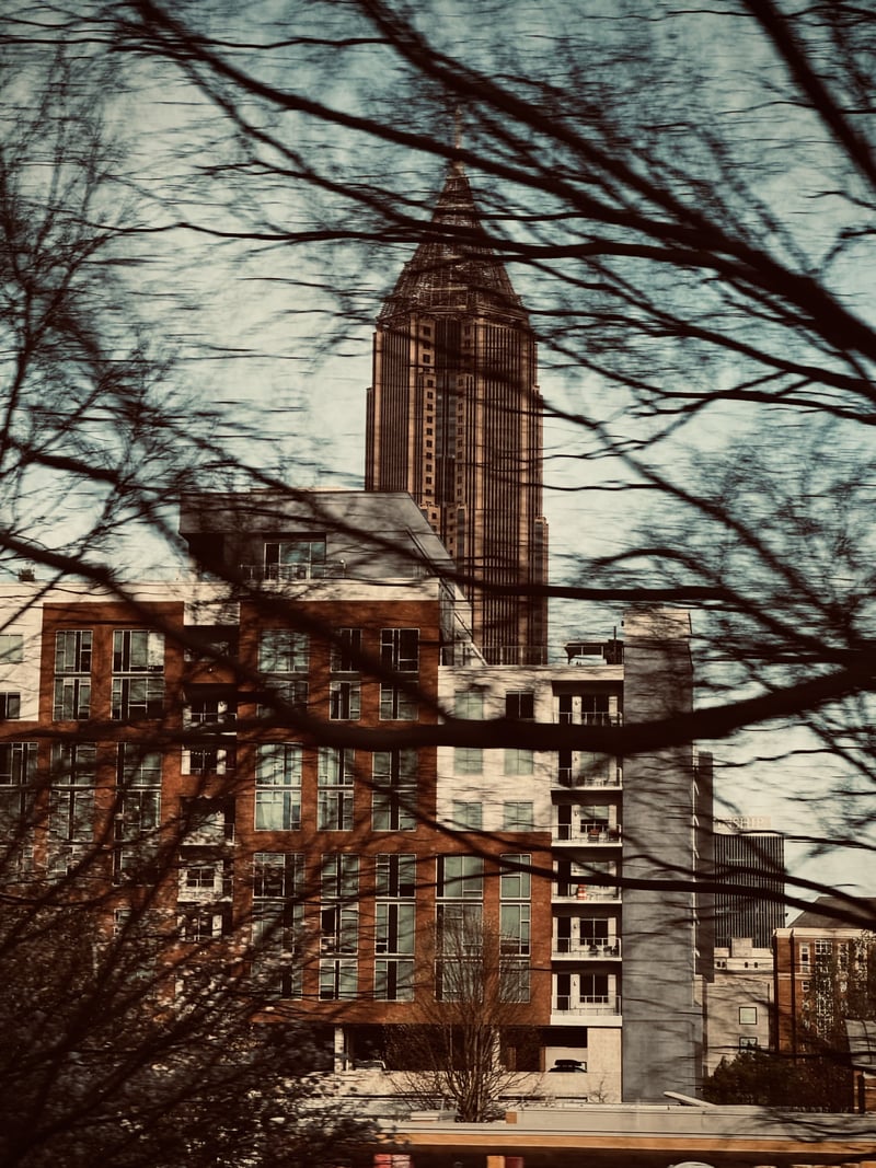 Bank of America Plaza View from Luckie St