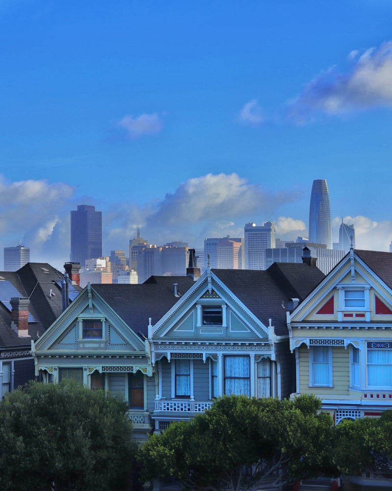 Painted Ladies at Alamo Square