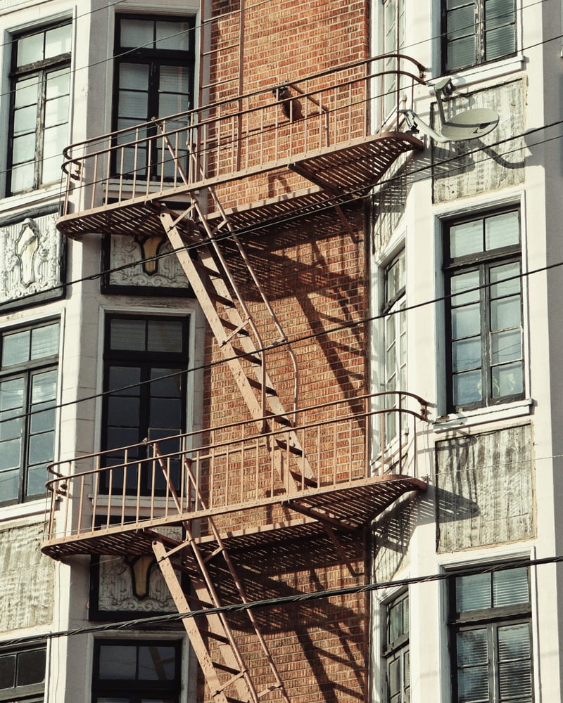 San Francisco Fire Escape Detail