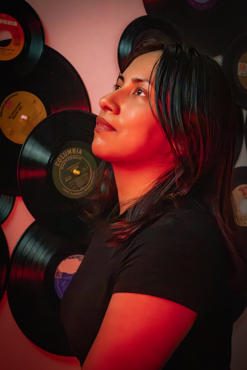 Vinyl Record Wall Studio