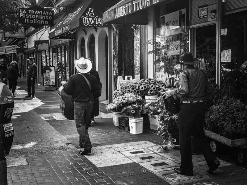 Mission District Street Scene