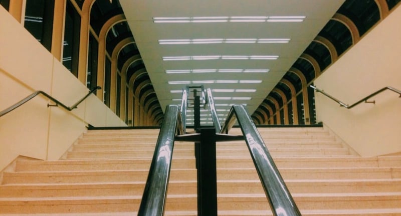 James K. Polk Building Staircase