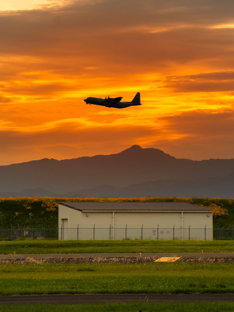 Yokota Air Base Sunset Overlook